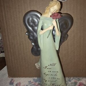 Silver Angel Figurine